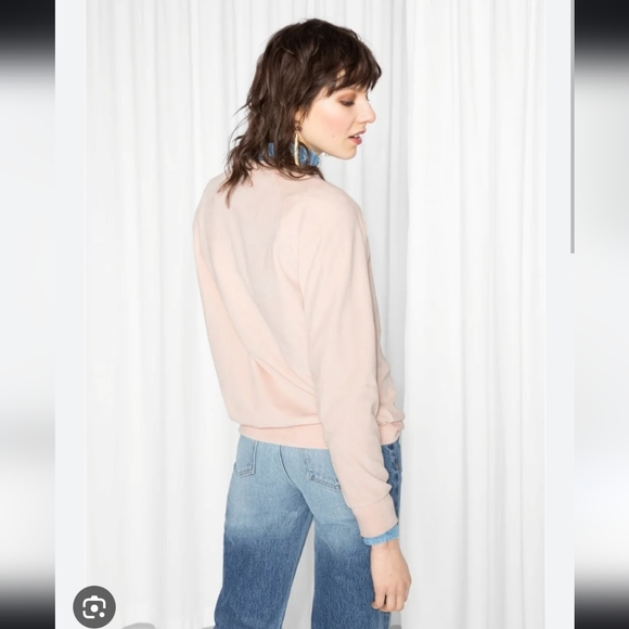 & Other Stories Sweaters - Velour Sweatshirt & Other Stories
